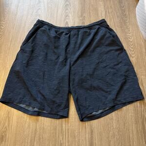 Lululemon Pace Breaker Lined Running 9" Shorts Mens XL Navy Blue